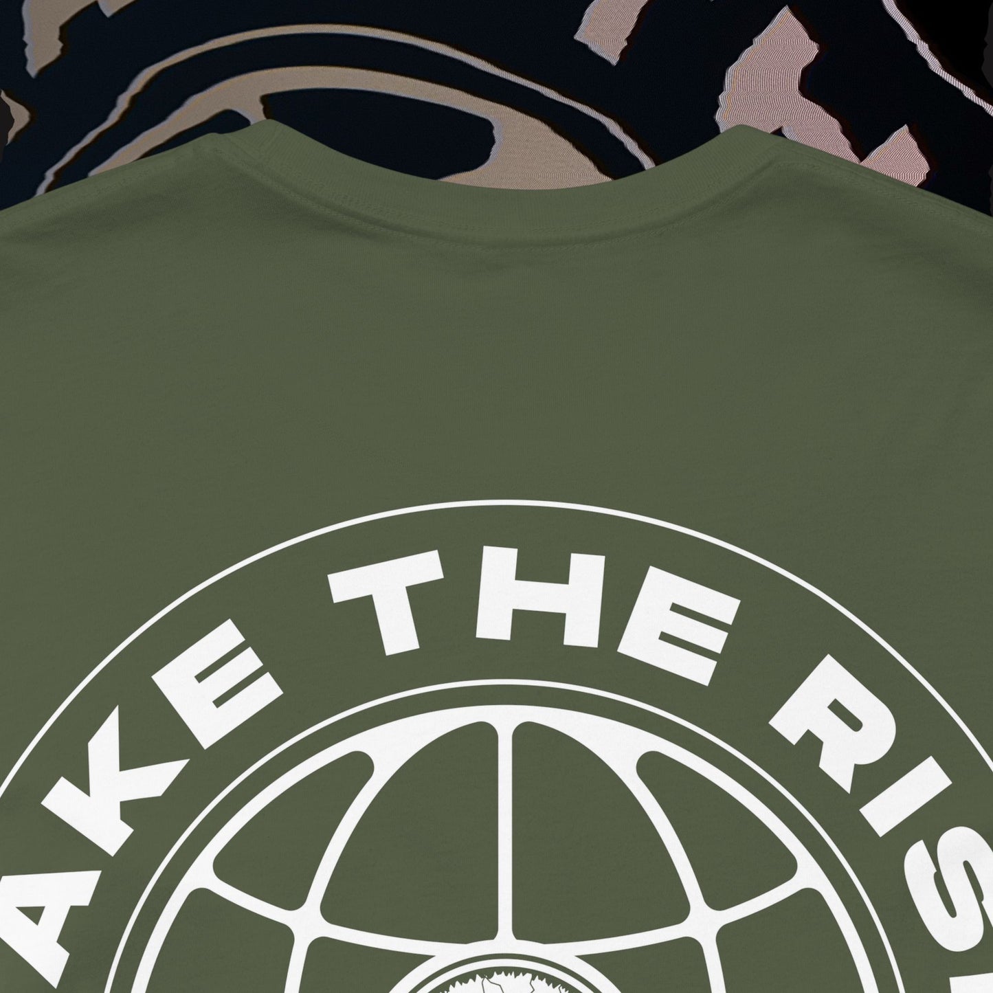 Take The Risk - Military Green - T-Shirt