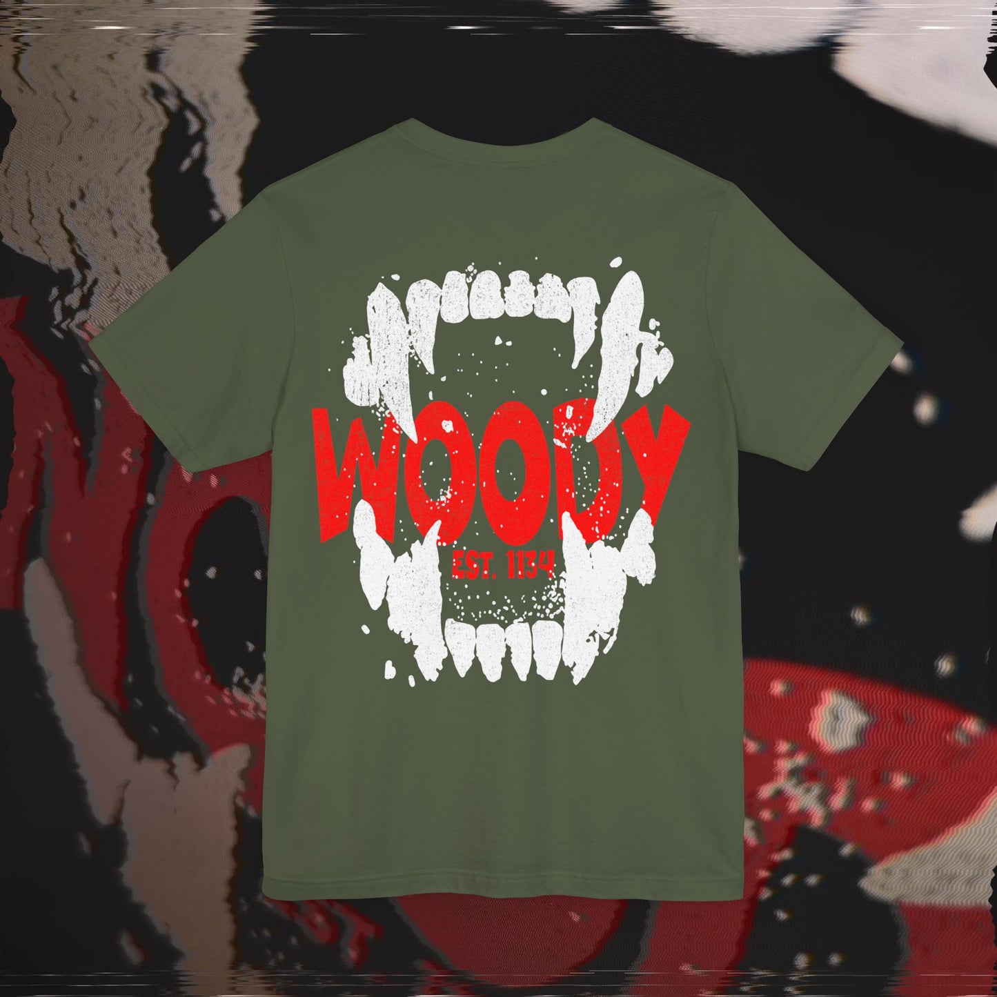 Bite Back - Military Green - T-Shirt