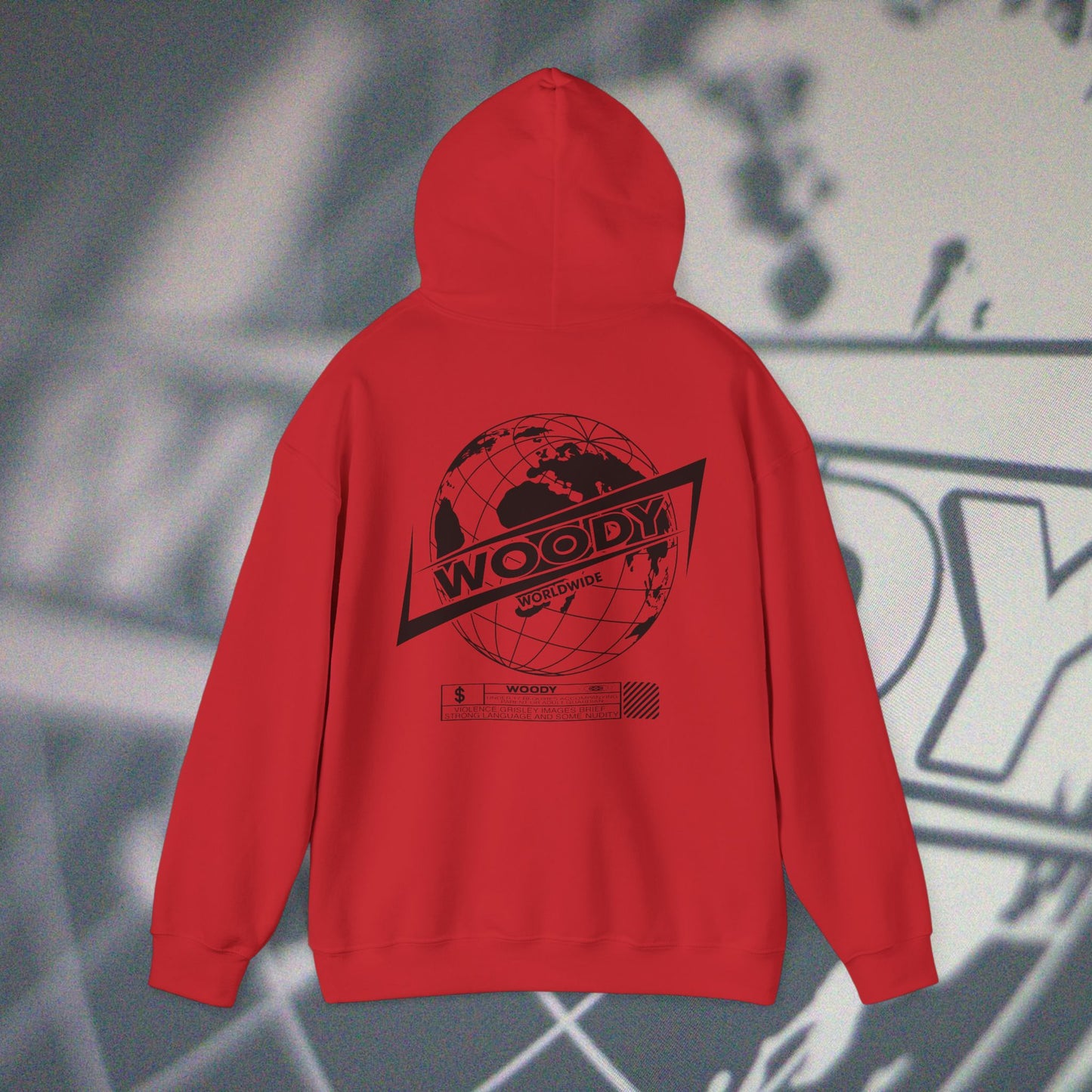 Woody Worldwide - Red - Hoodie