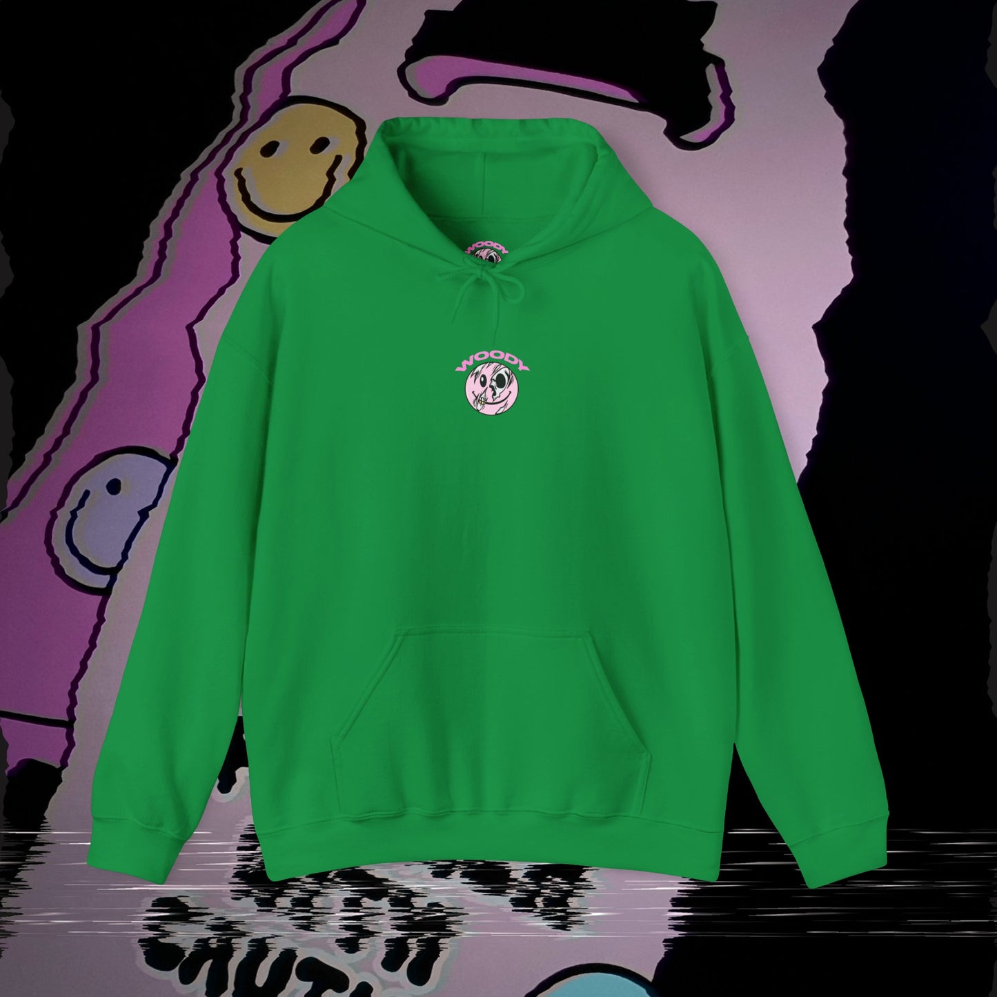 Not In The Mood - Green - Hoodie