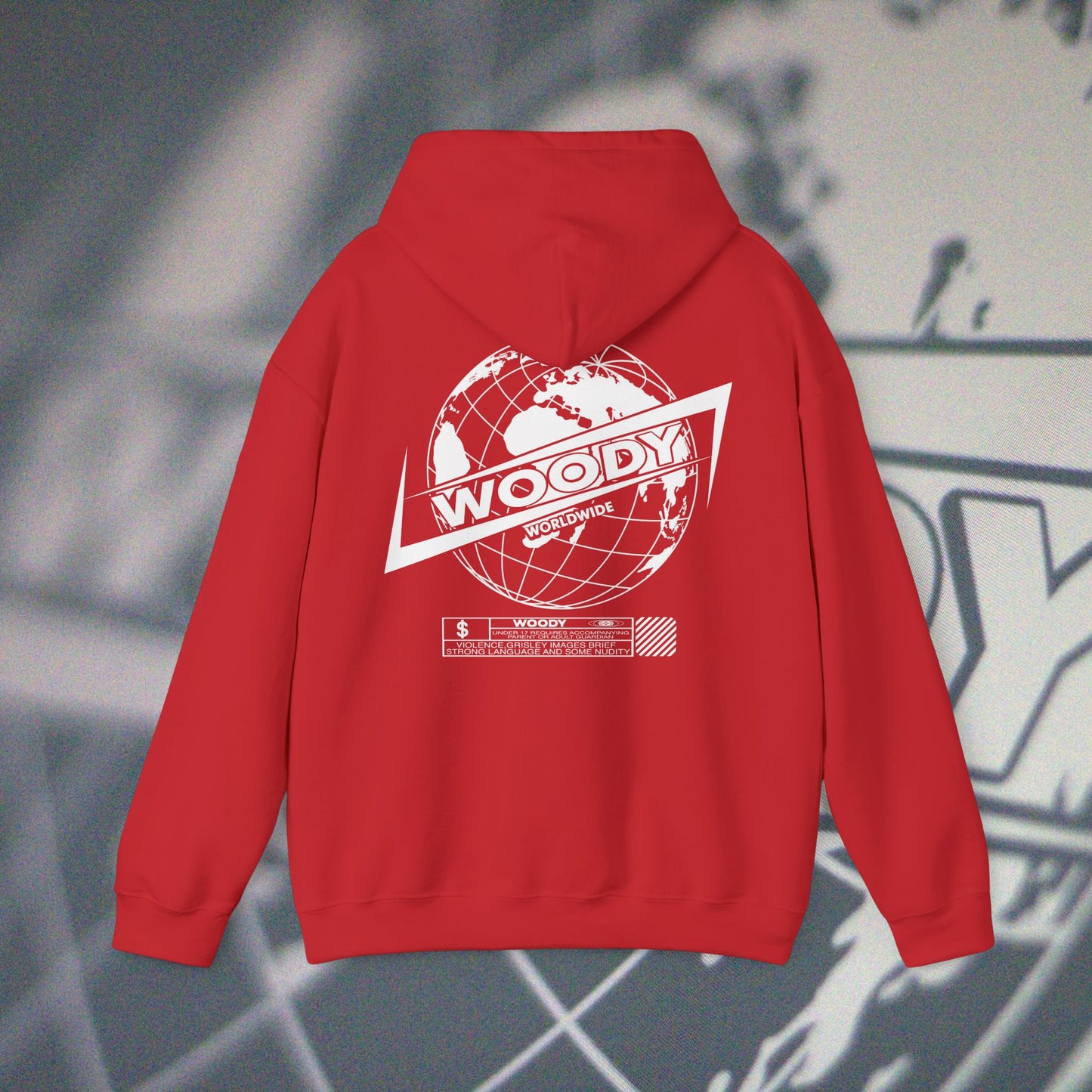 Woody Worldwide - Red - Hoodie