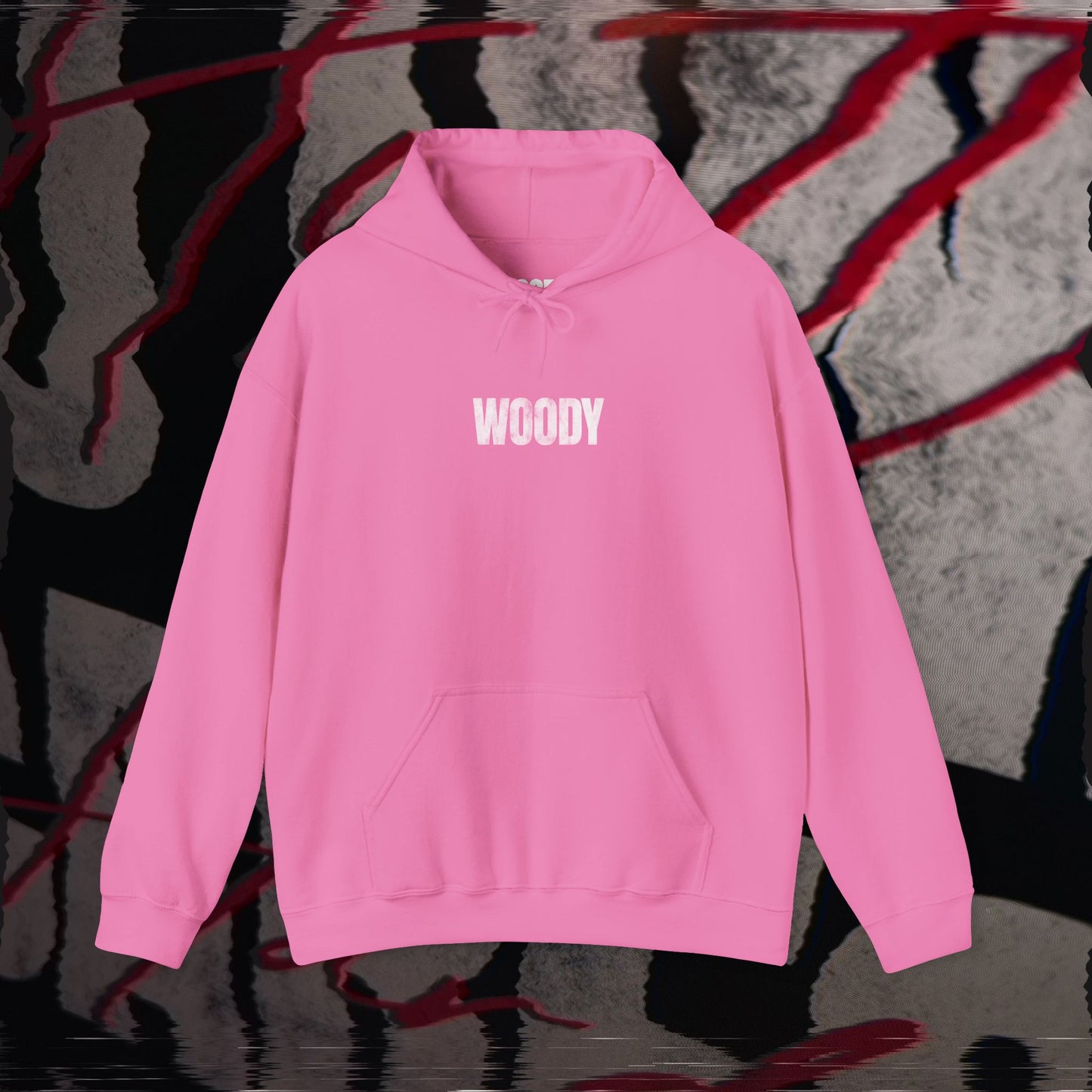 No One Cares, Hustle Harder - Pink - Hoodie