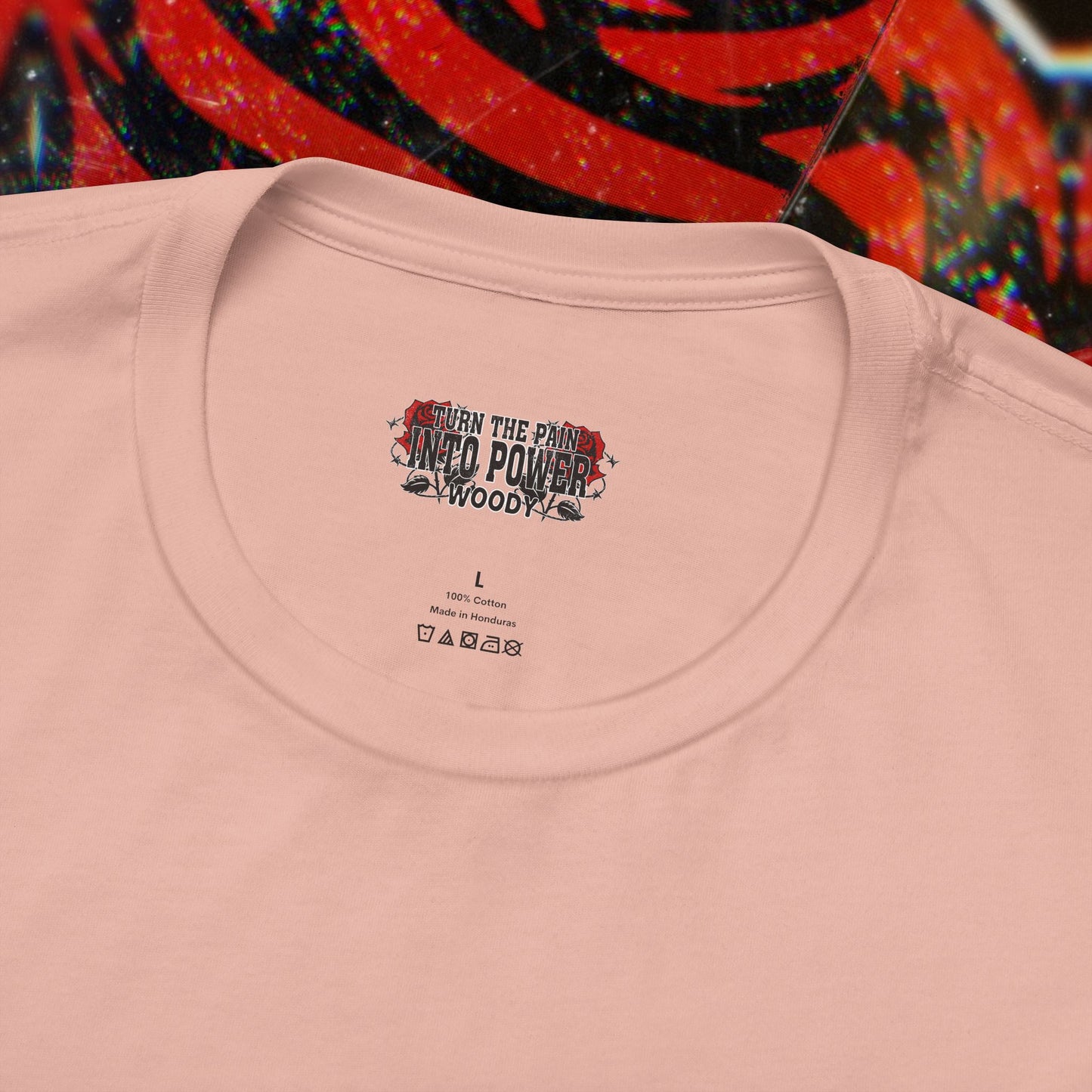 Pain To Power - Peach - T-Shirt