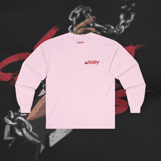 Who Cares - Light Pink - Long Sleeve