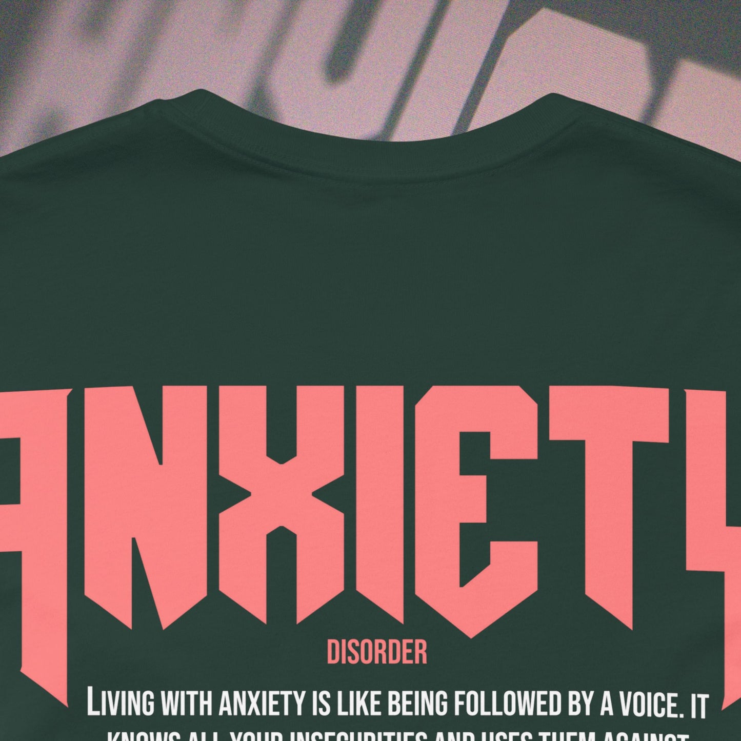 Anxiety - Forest Green - T-Shirt