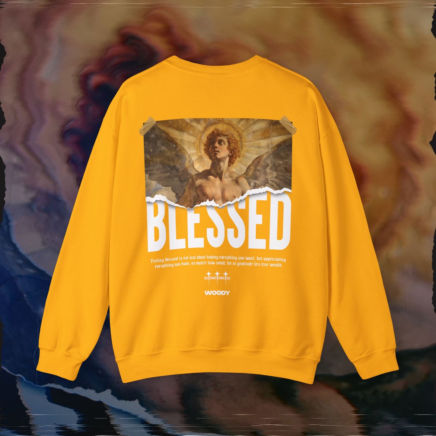 Blessed - Gold - Crewneck