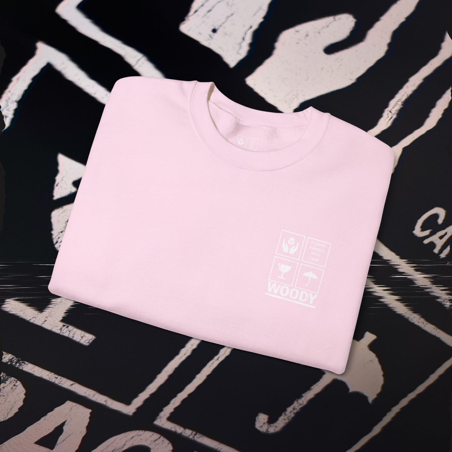 Fragile - Light Pink - Crewneck