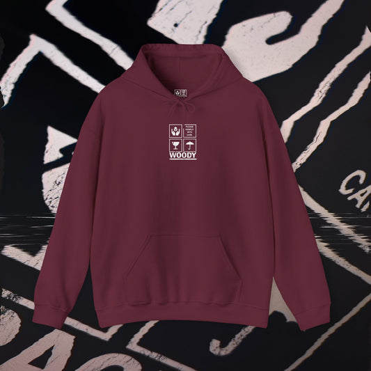 Fragile - Maroon - Hoodie