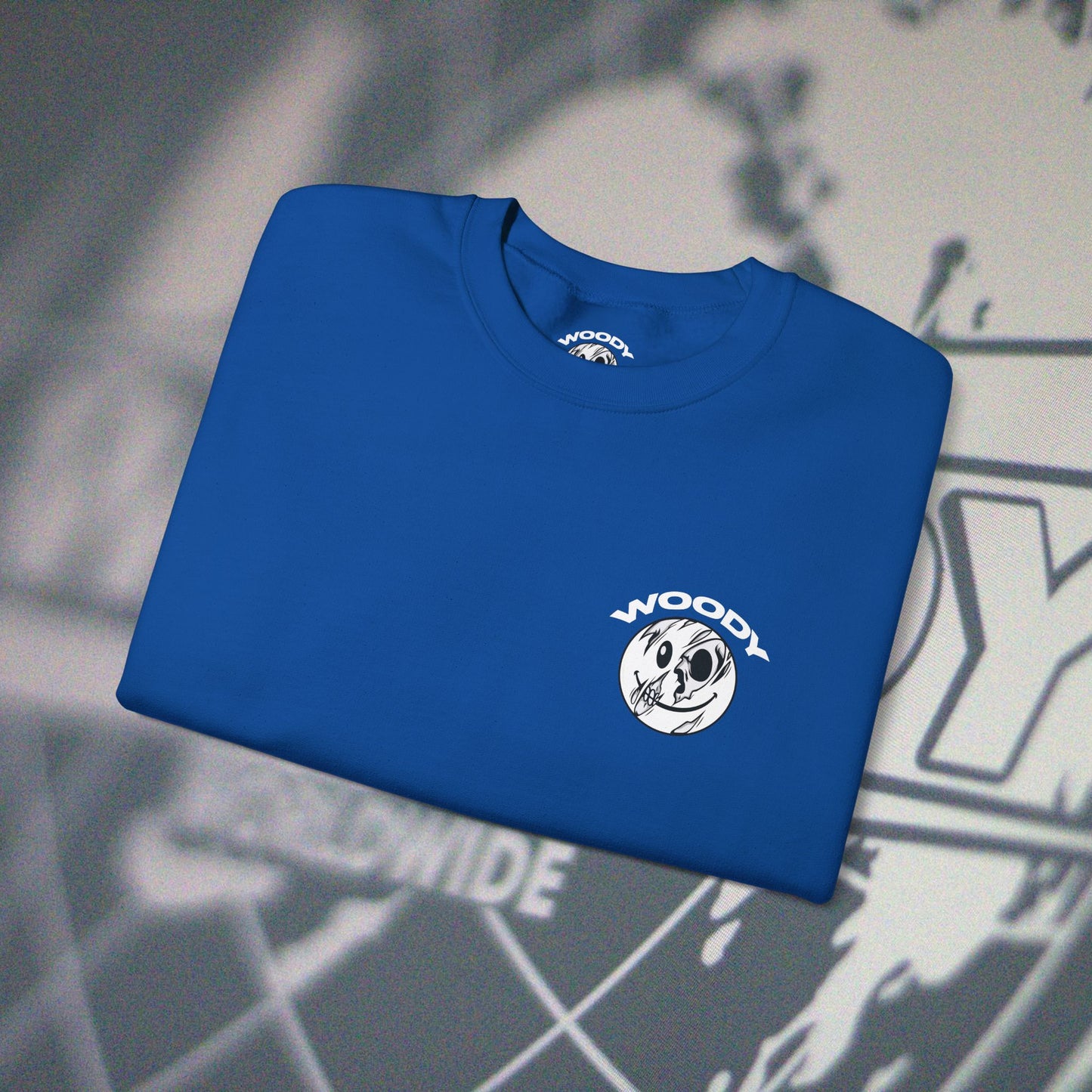 Woody Worldwide - Blue - Crewneck