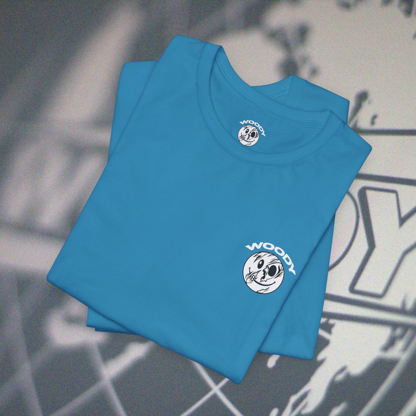 Woody Worldwide - Aqua - T-Shirt