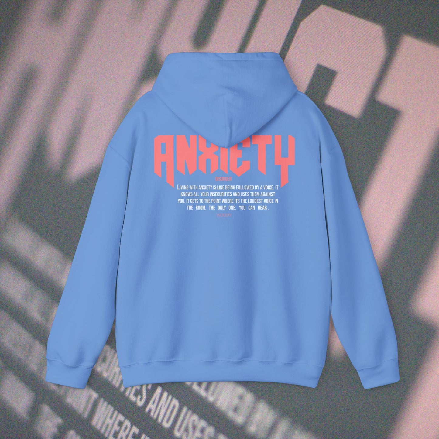 Anxiety - Carolina Blue - Hoodie
