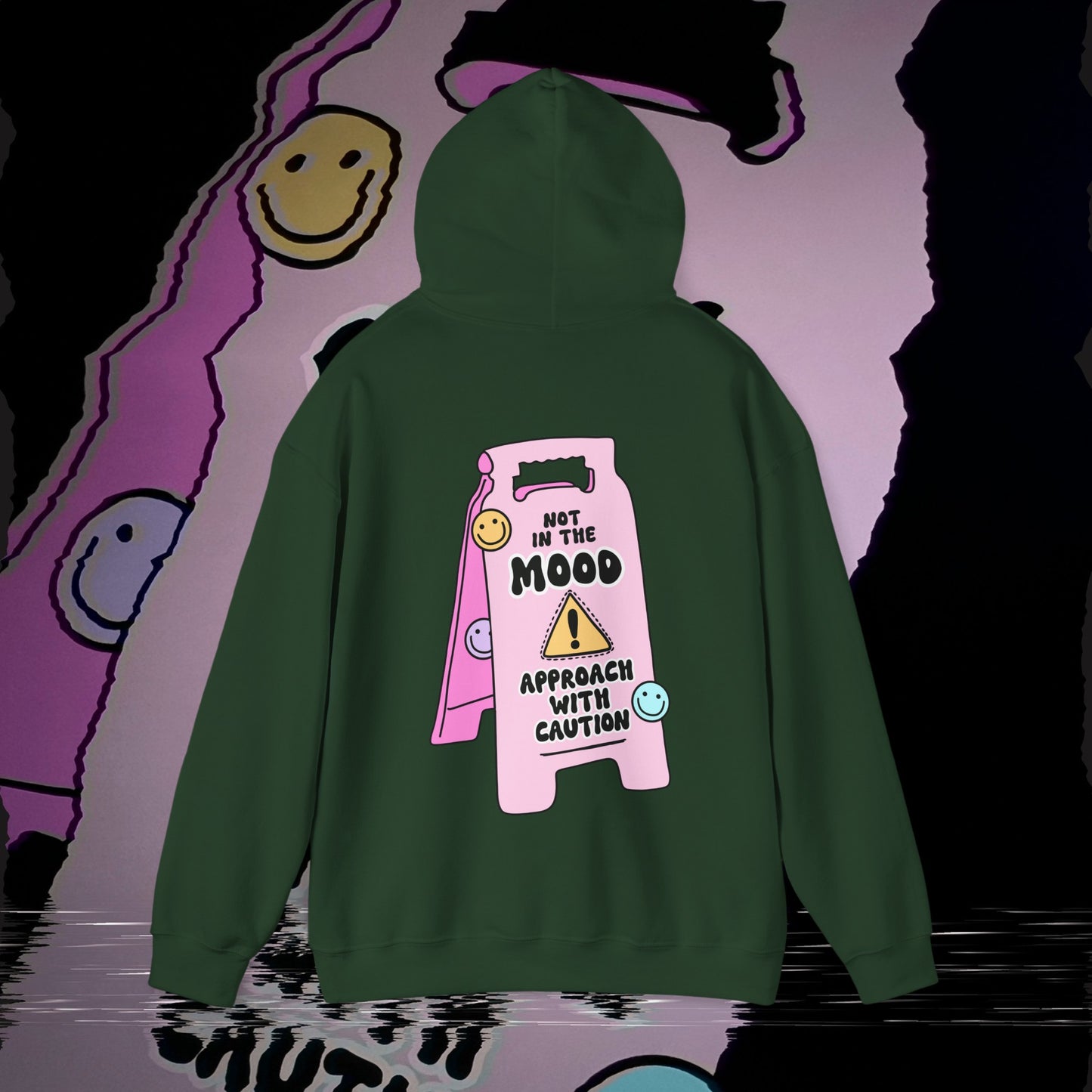 Not In The Mood - Forest Green - Hoodie