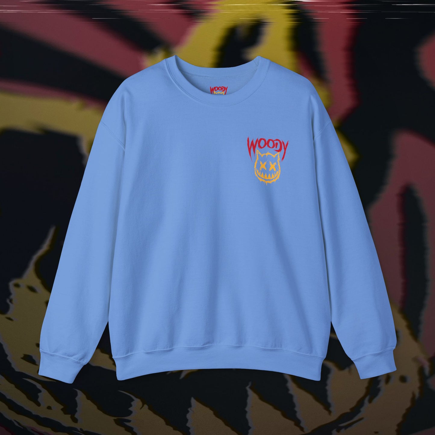 Face Your Demons - Carolina Blue - Crewneck