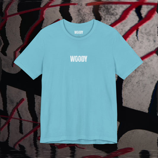 No One Cares, Hustle Harder - Turquoise - T-Shirt