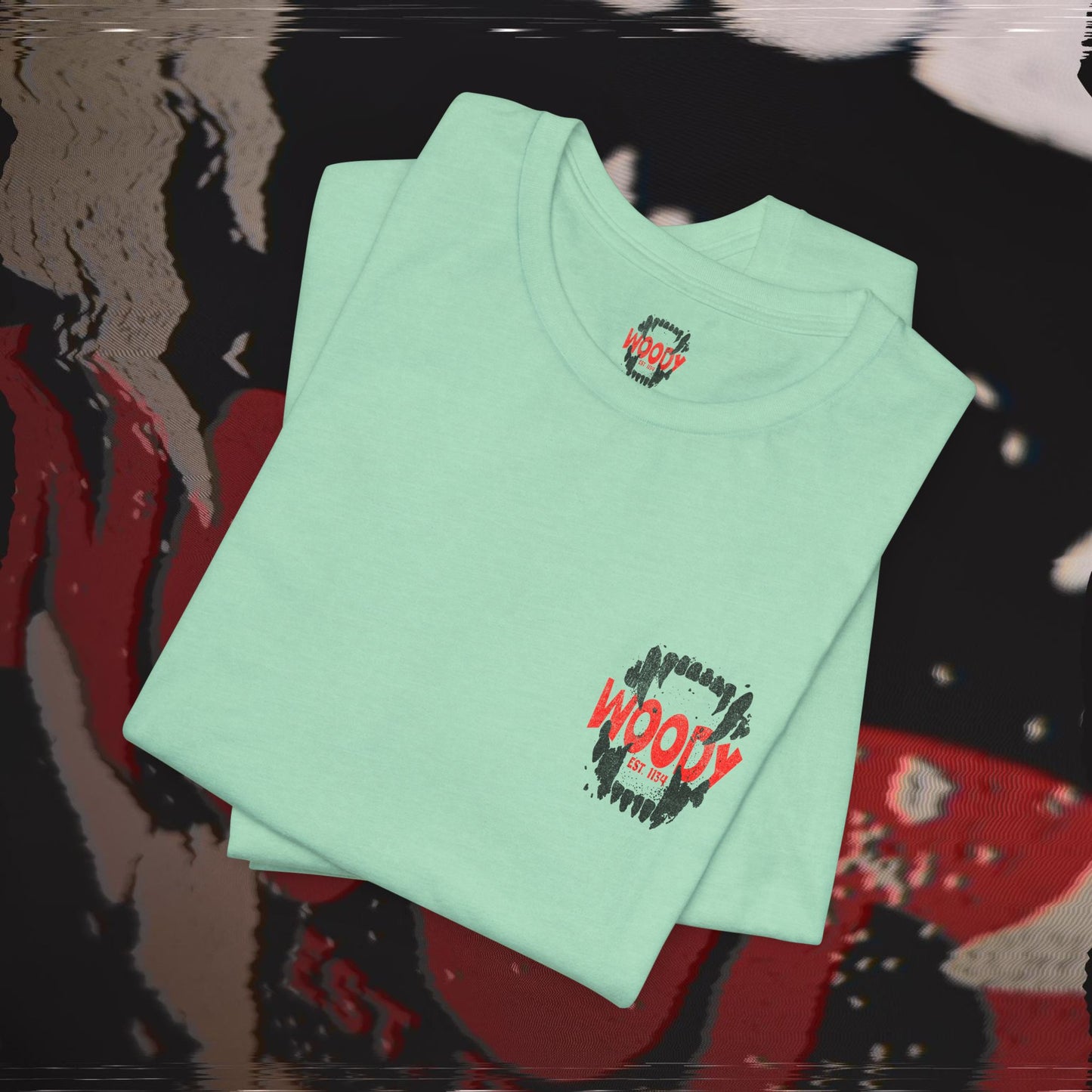 Bite Back - Heather Mint - T-Shirt