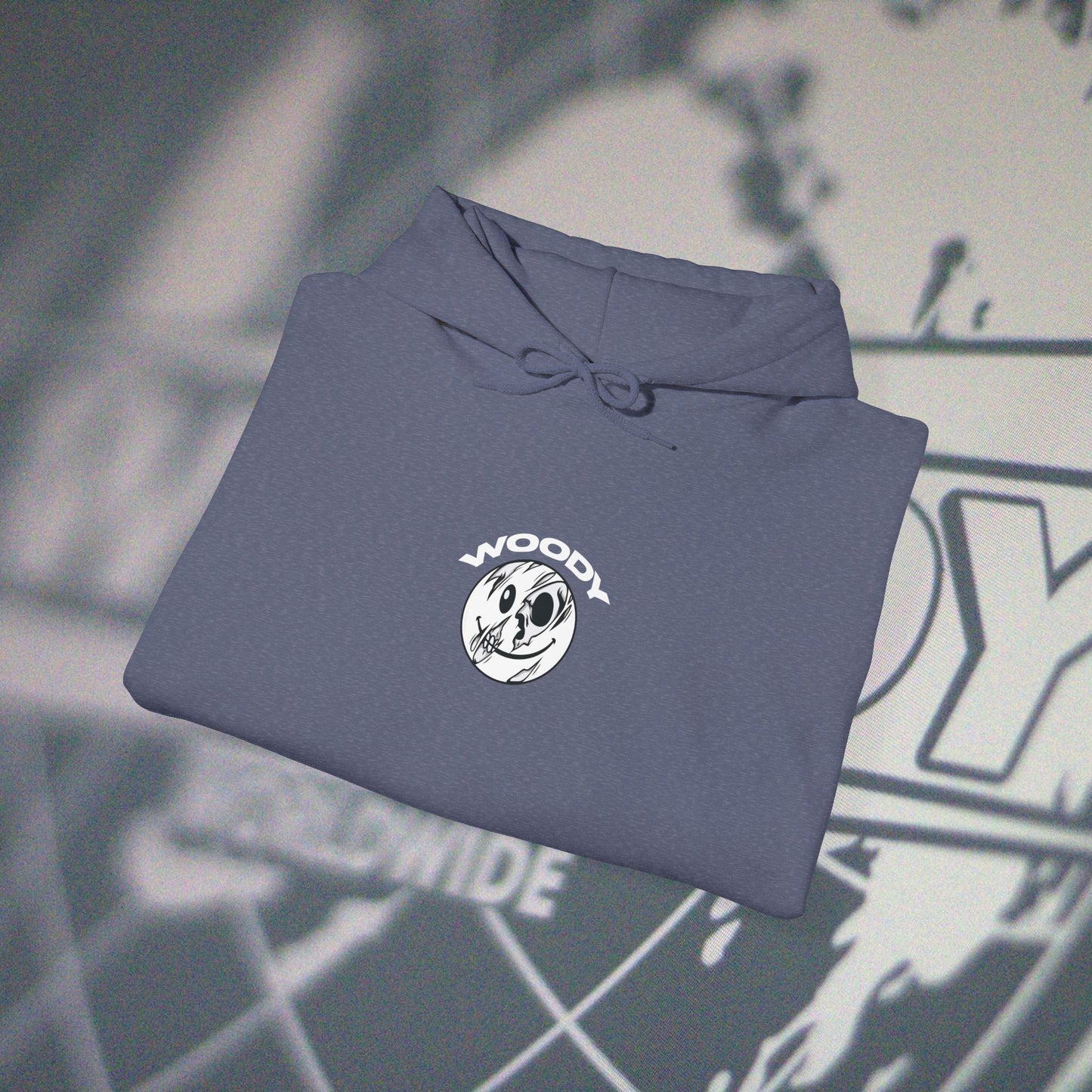 Woody Worldwide - Heather Navy - Hoodie