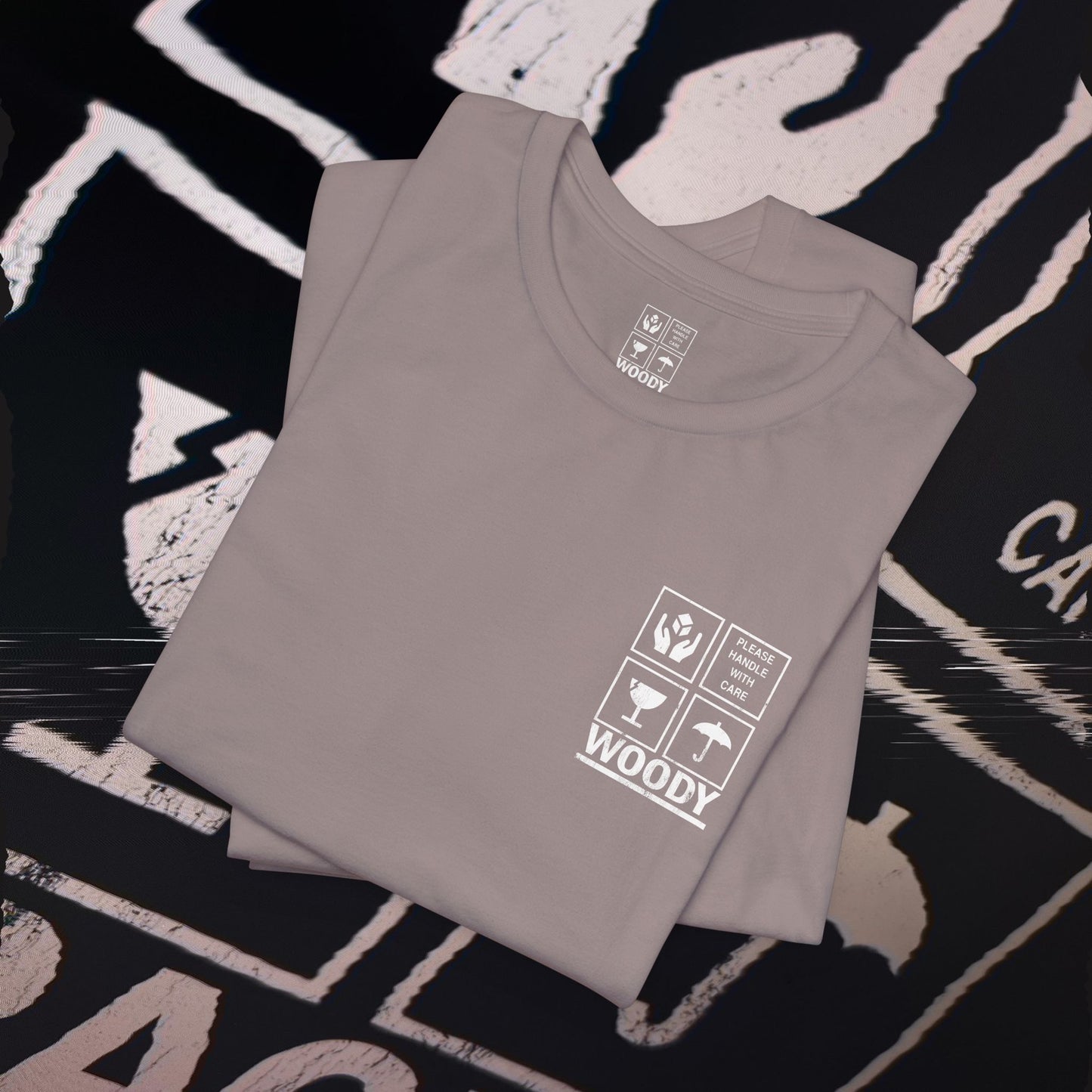 Fragile - Pebble Brown - T-Shirt