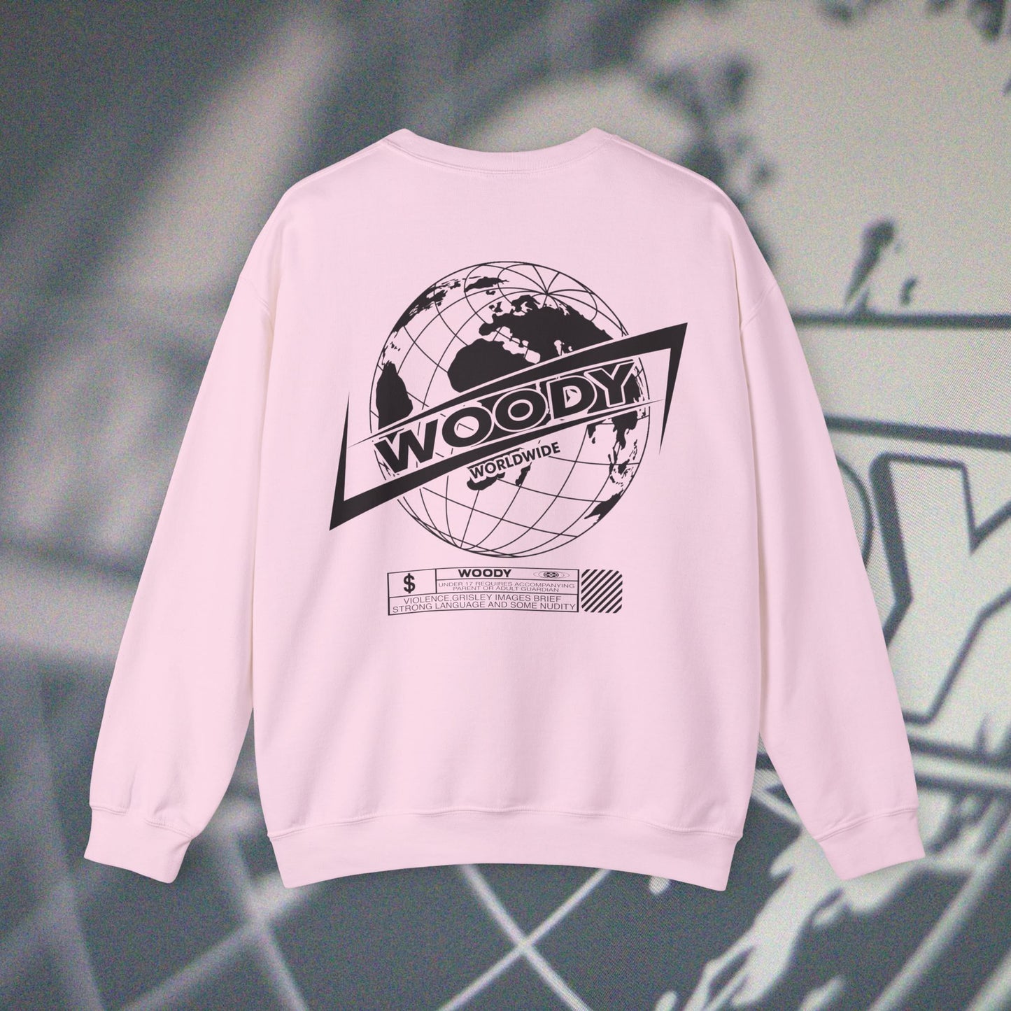 Woody Worldwide - Light Pink - Crewneck