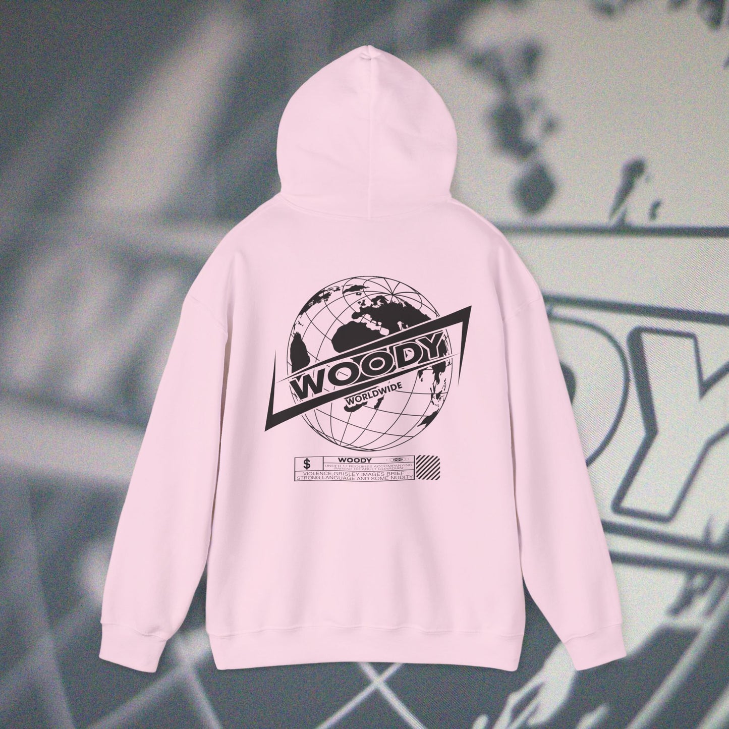 Woody Worldwide - Light Pink - Hoodie