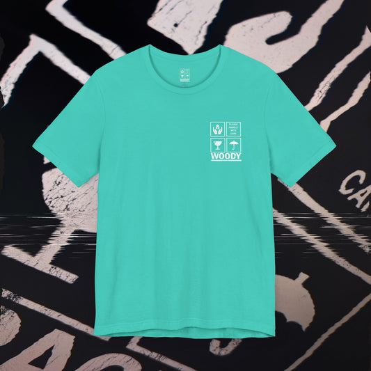 Fragile - Teal - T-Shirt