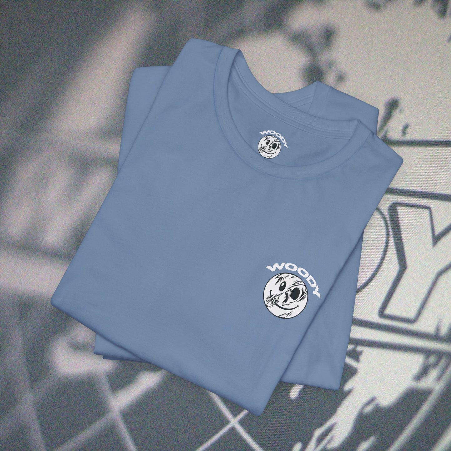 Woody Worldwide - Steel Blue - T-Shirt