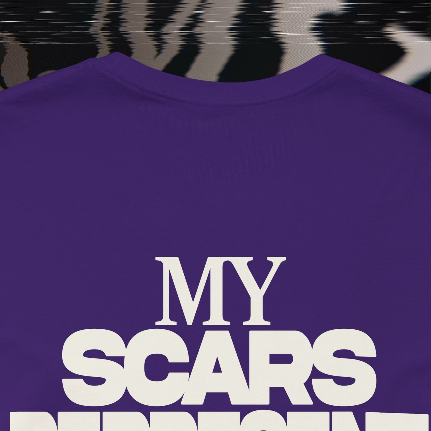My Scars Represent My Mercy - Purple - T-shirt