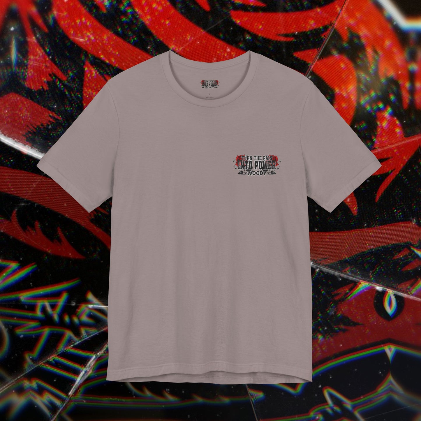 Pain To Power - Pebble Brown - T-Shirt
