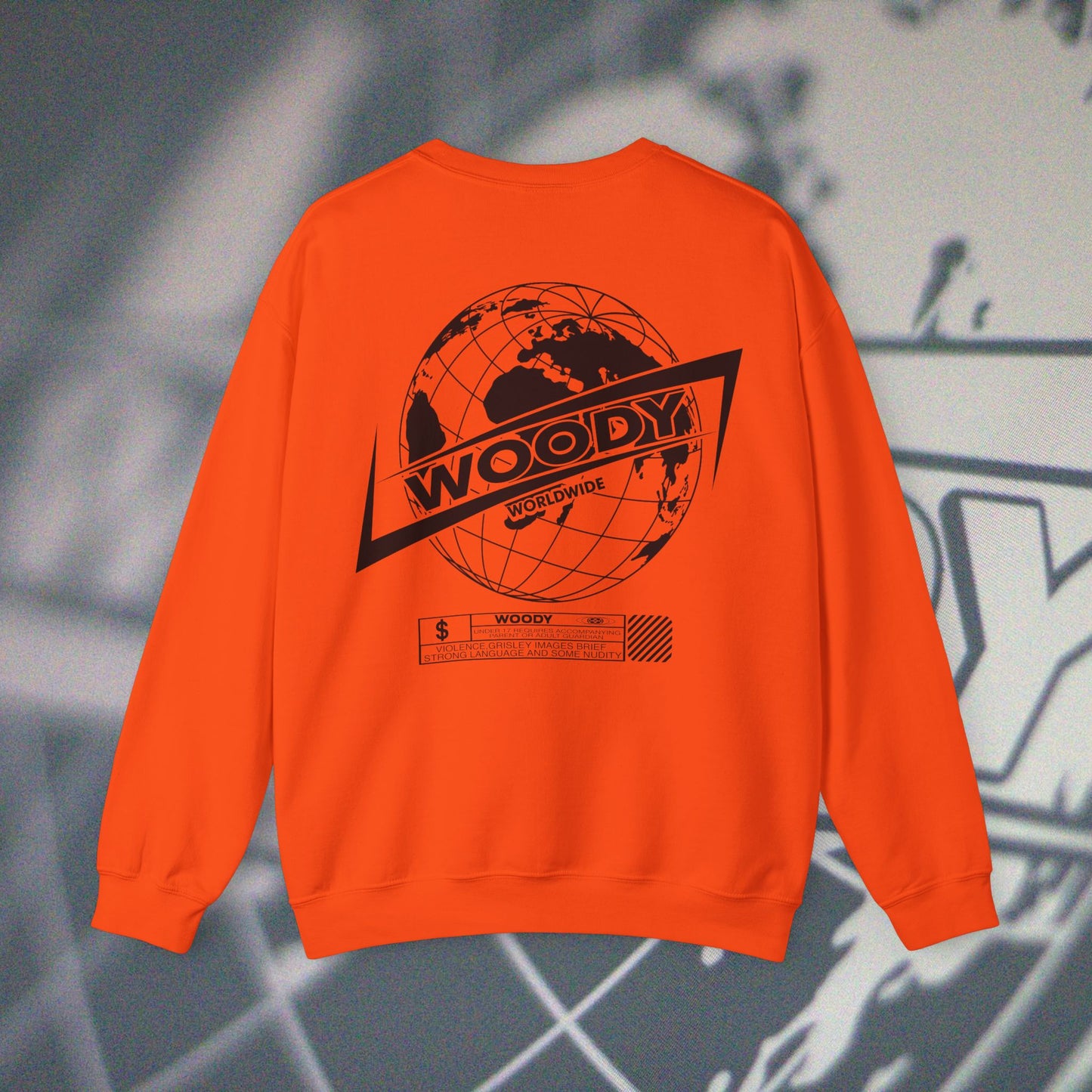 Woody Worldwide - Orange - Crewneck
