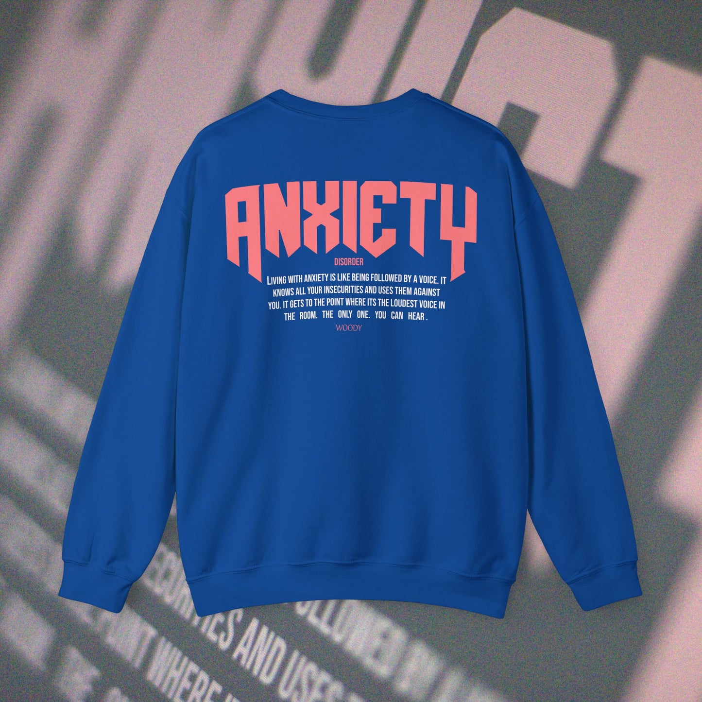 Anxiety - Blue - Crewneck