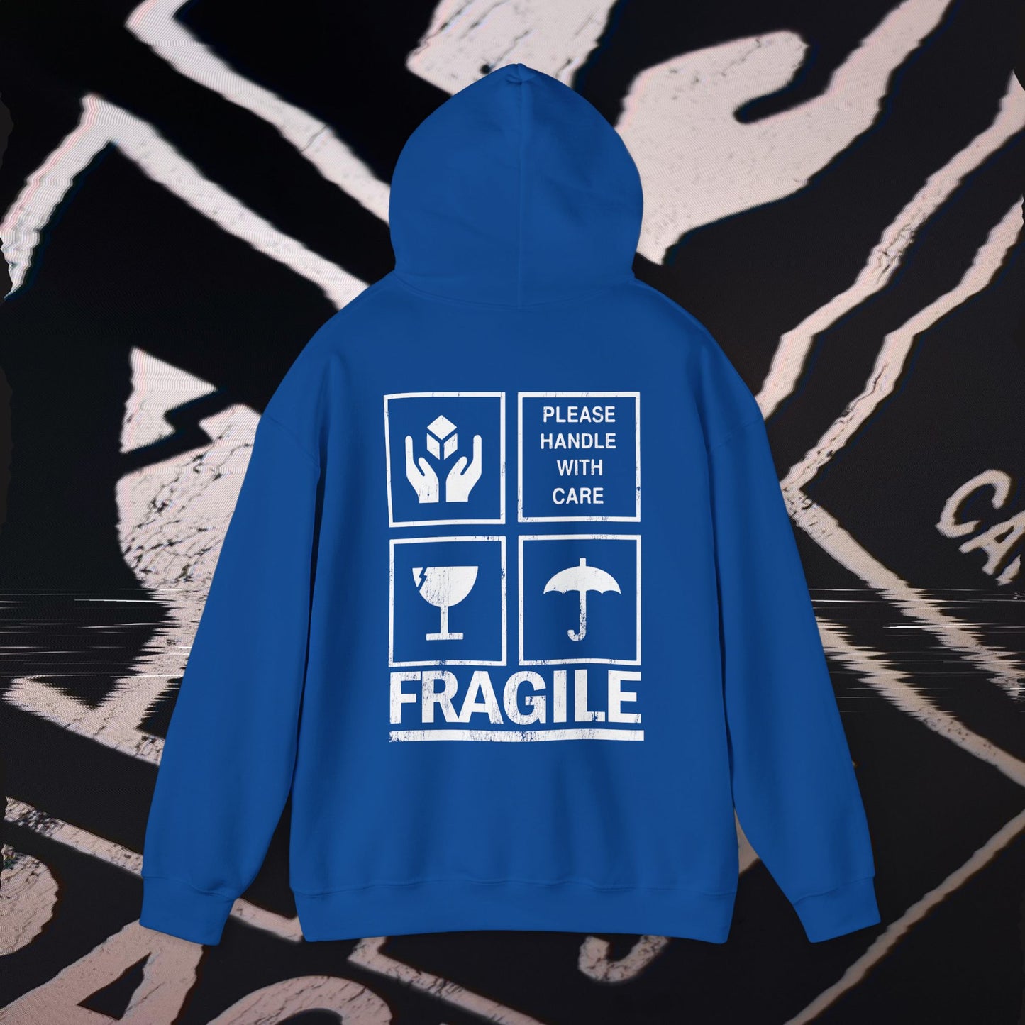 Fragile - Blue - Hoodie