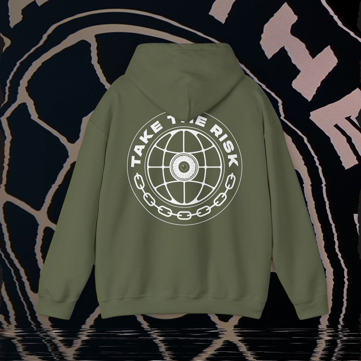 Take The Risk - Military Green - Hoodie