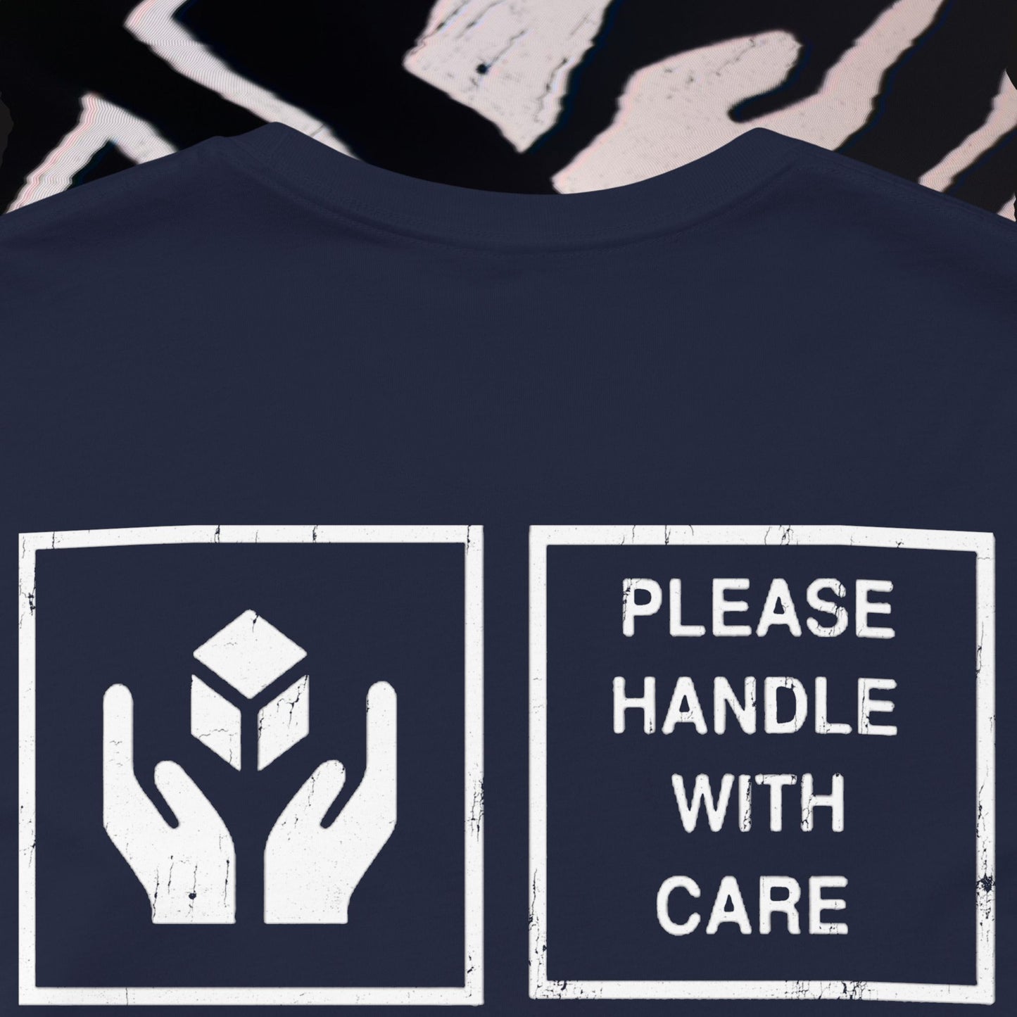 Fragile - Navy - T-Shirt