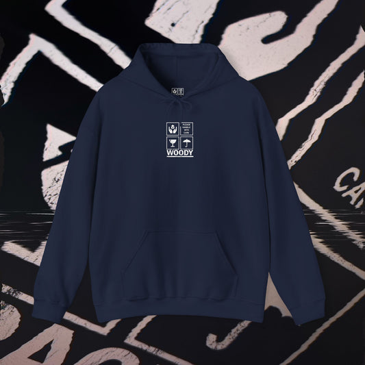 Fragile - Navy - Hoodie