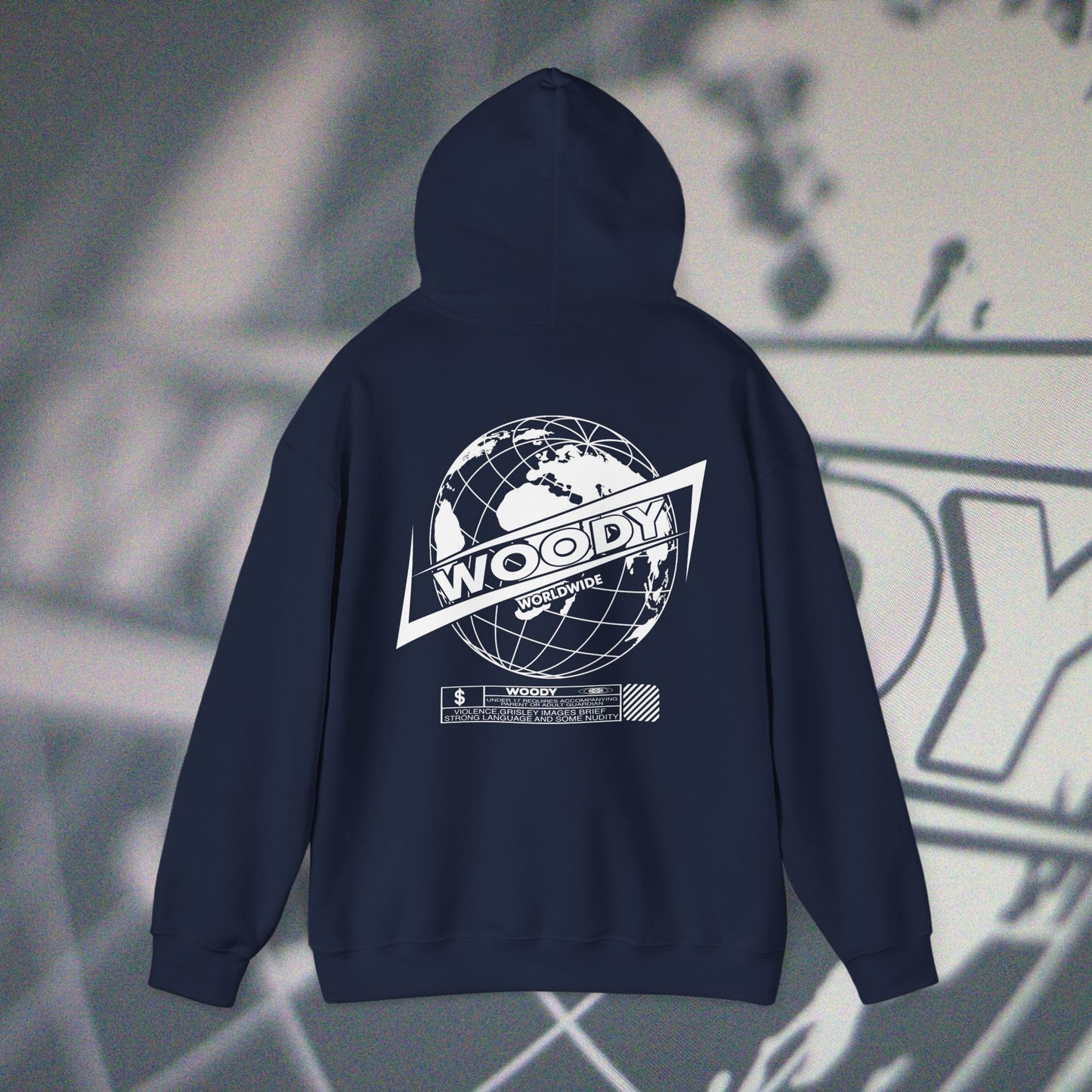 Woody Worldwide - Navy - Hoodie