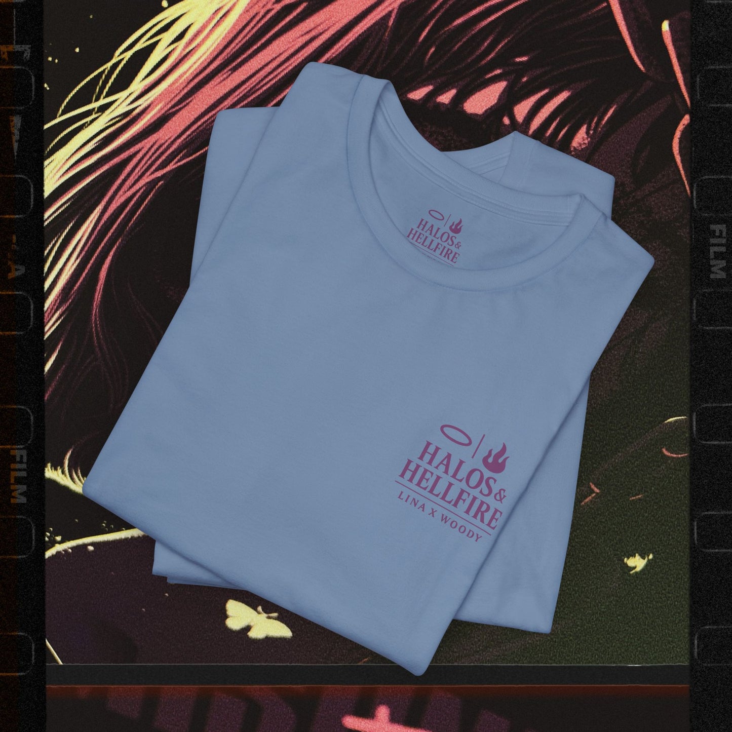 Fallen and Misunderstood - Steel Blue - T-Shirt | Halos and Hellfire