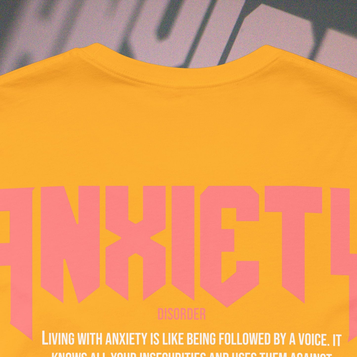 Anxiety - Gold - T-Shirt