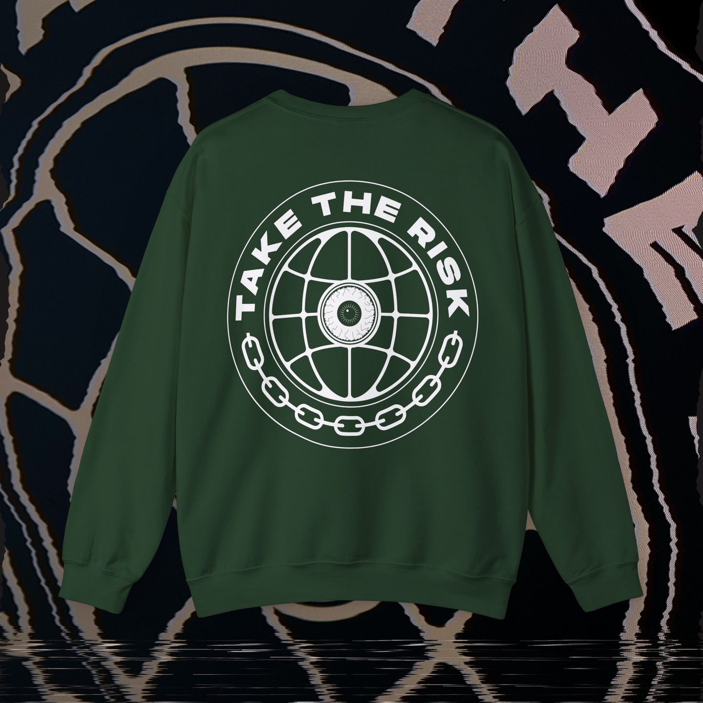 Take The Risk - Forrest Green - Crewneck