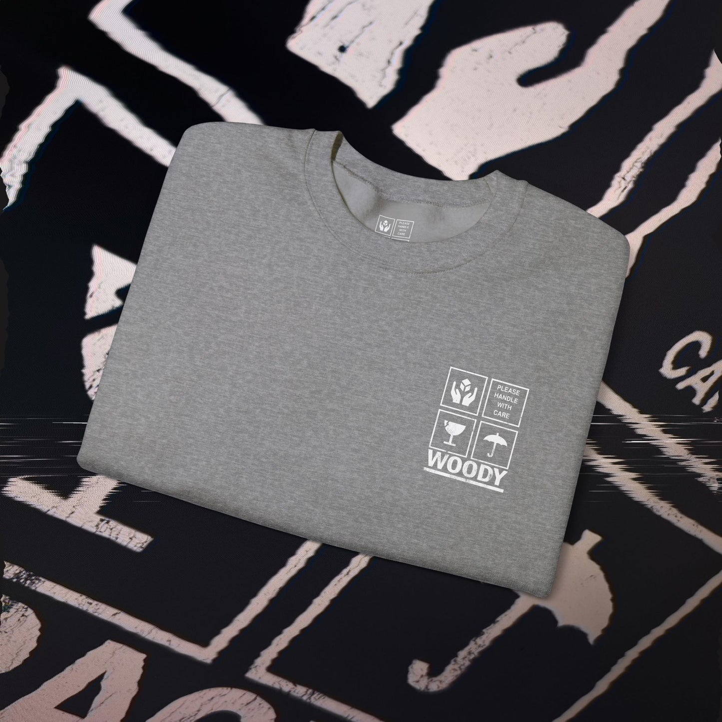 Fragile - Graphite Heather - Crewneck
