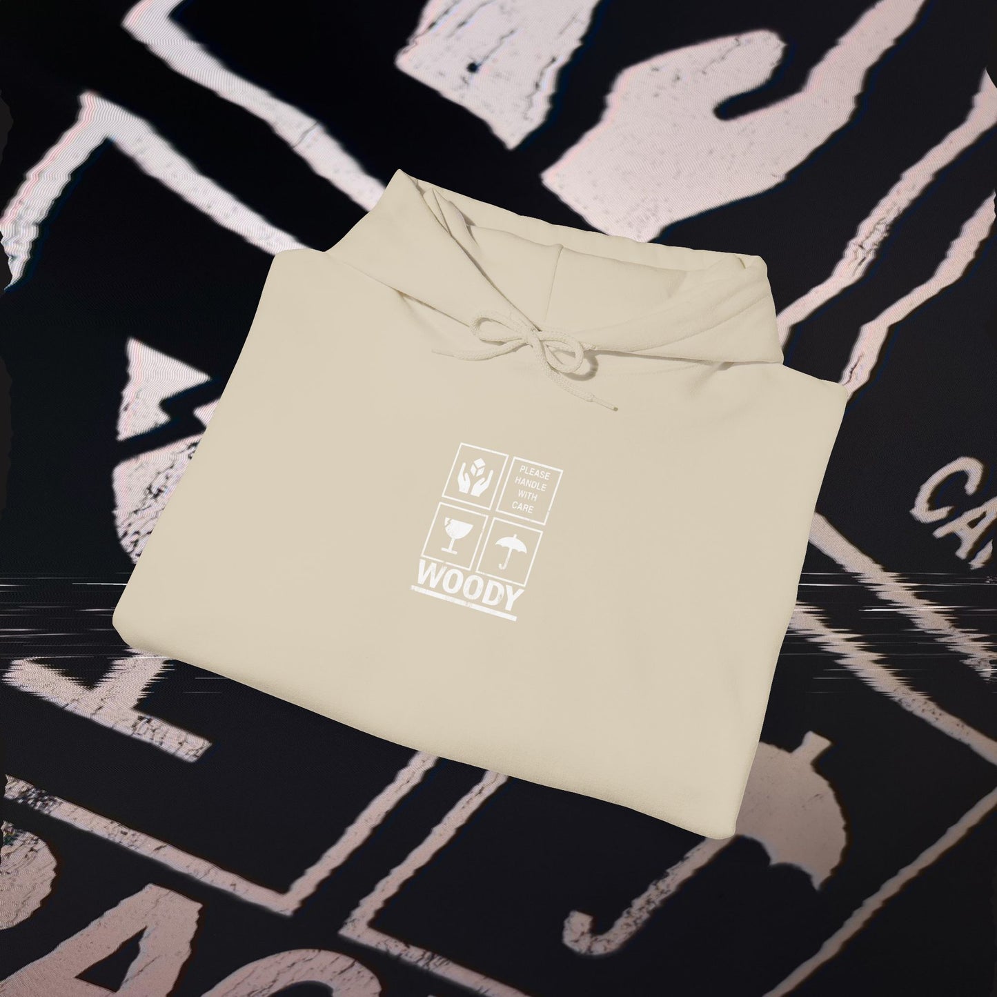 Fragile - Sand - Hoodie