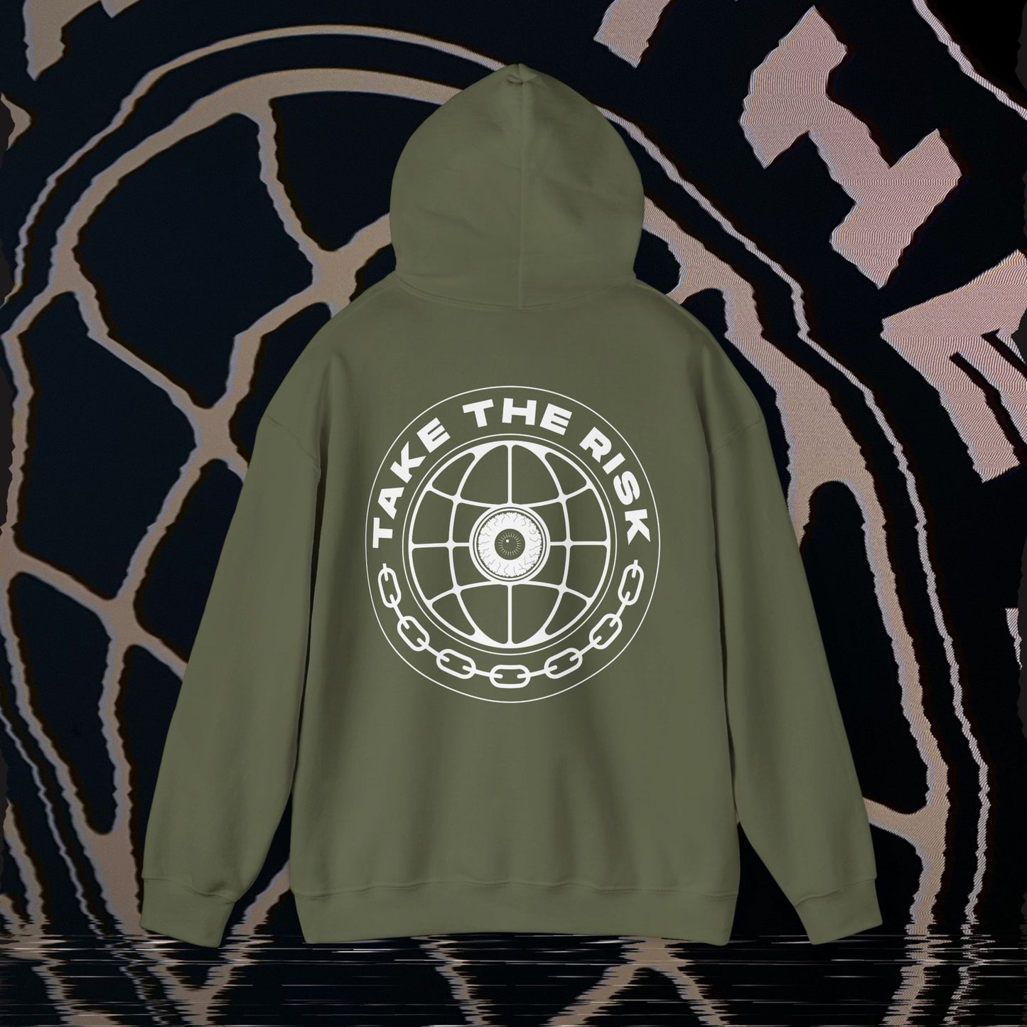 Take The Risk - Military Green - Hoodie