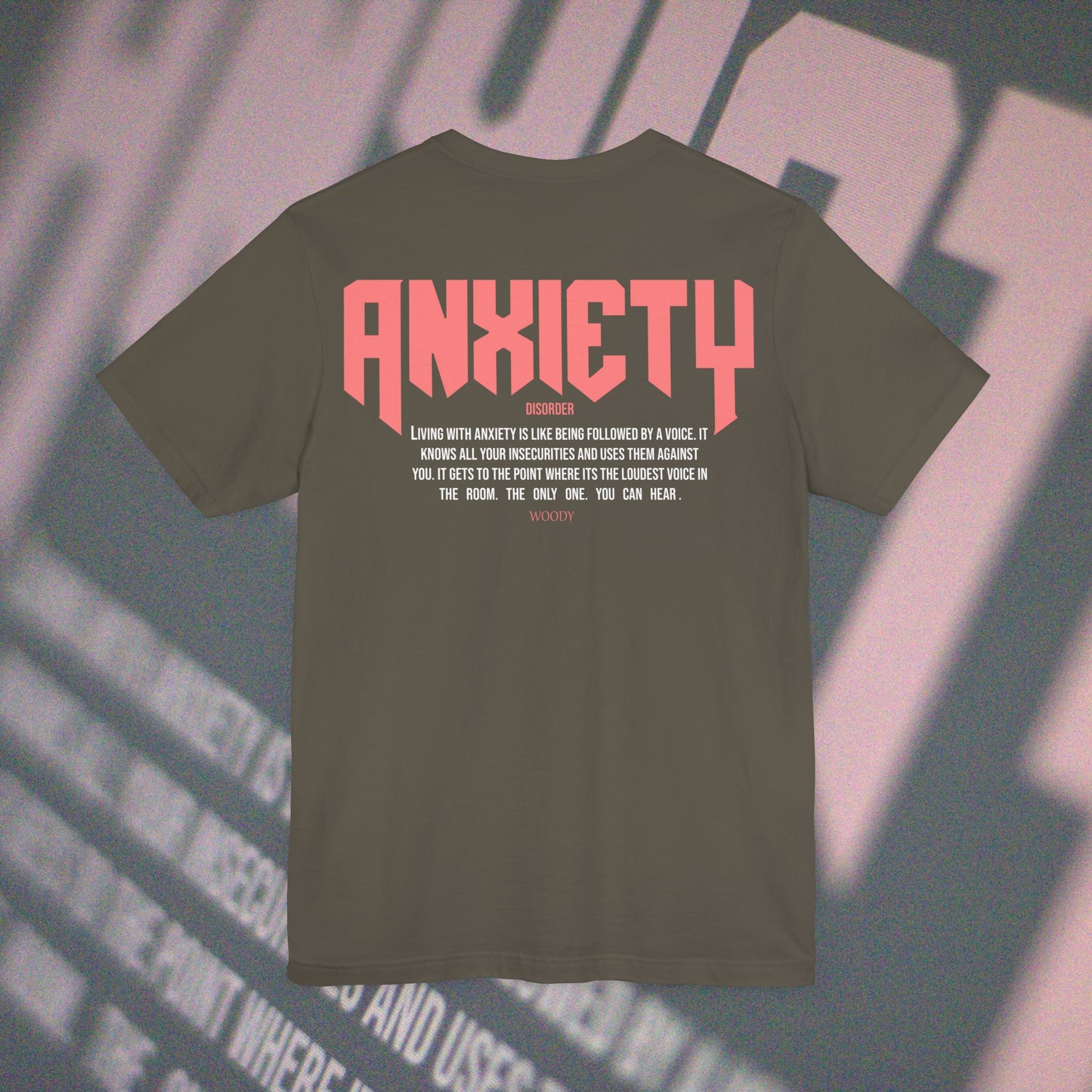 Anxiety - Army Green - T-Shirt