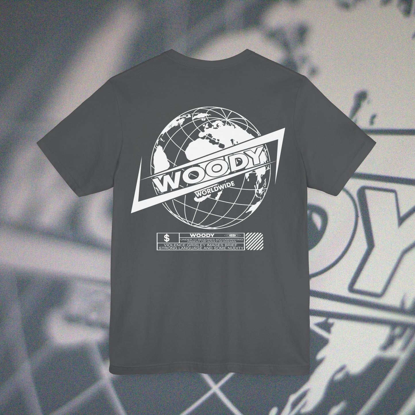 Woody Worldwide - Asphalt - T-Shirt