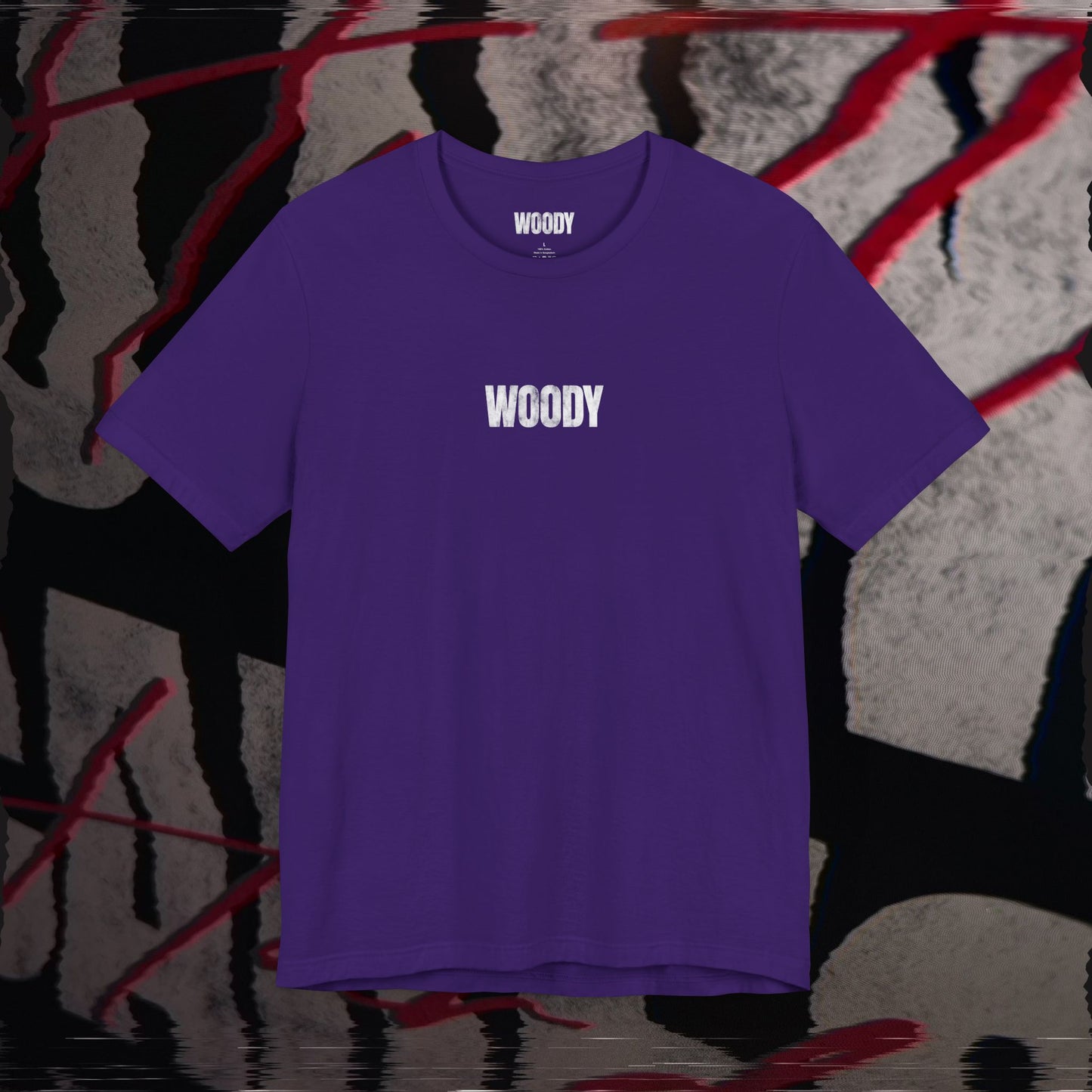 No One Cares, Hustle Harder - Purple - T-Shirt