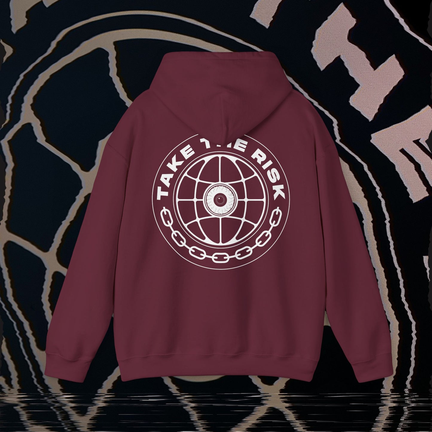 Take The Risk - Maroon - Hoodie