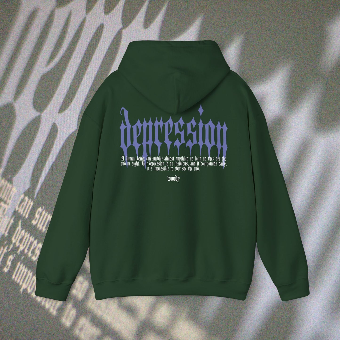 Depression - Forest Green - Hoodie