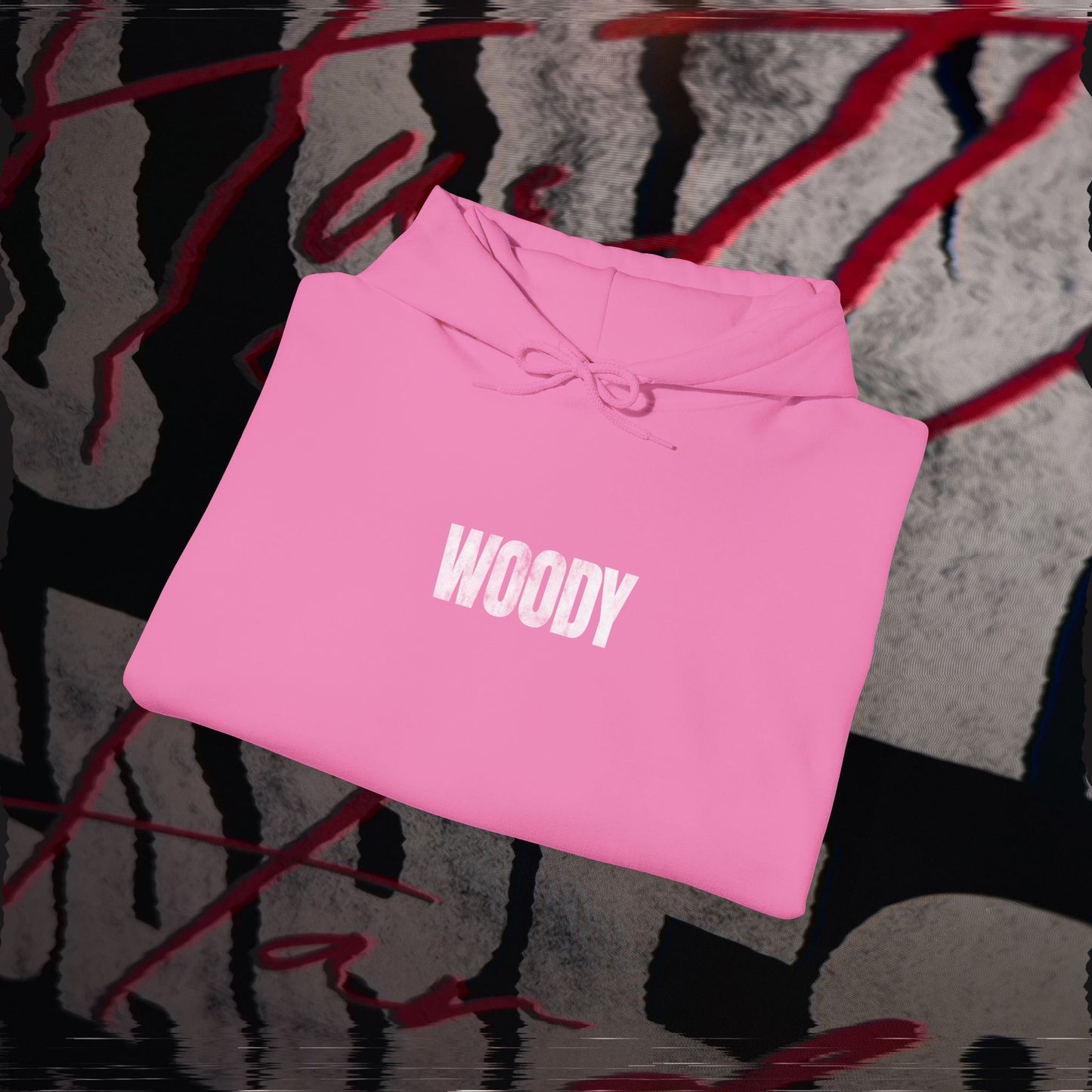 No One Cares, Hustle Harder - Pink - Hoodie