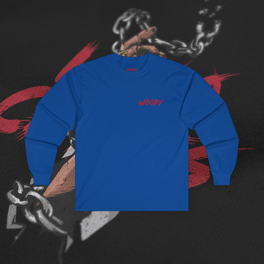 Who Cares - Blue - Long Sleeve