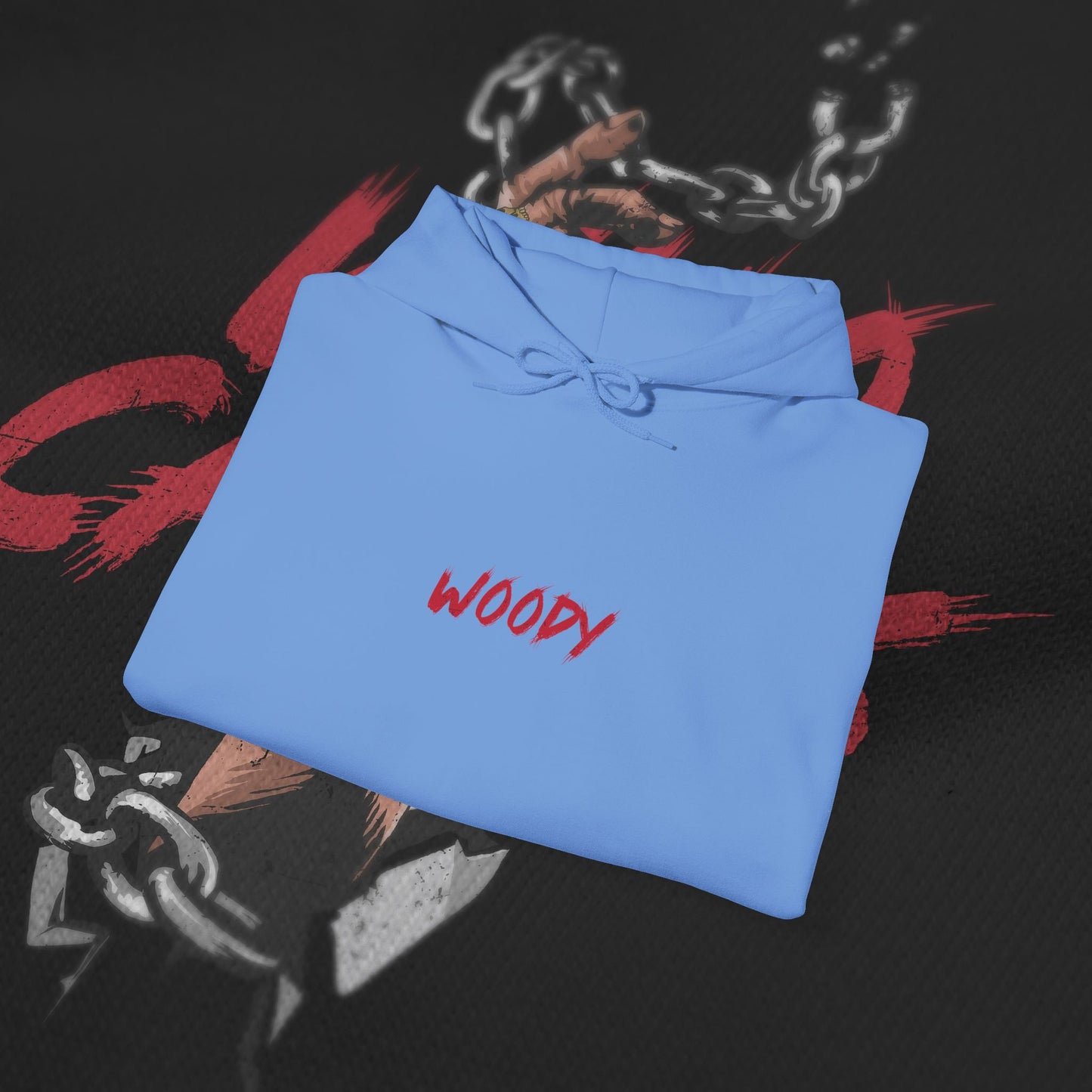 Who Cares - Carolina Blue - Hoodie