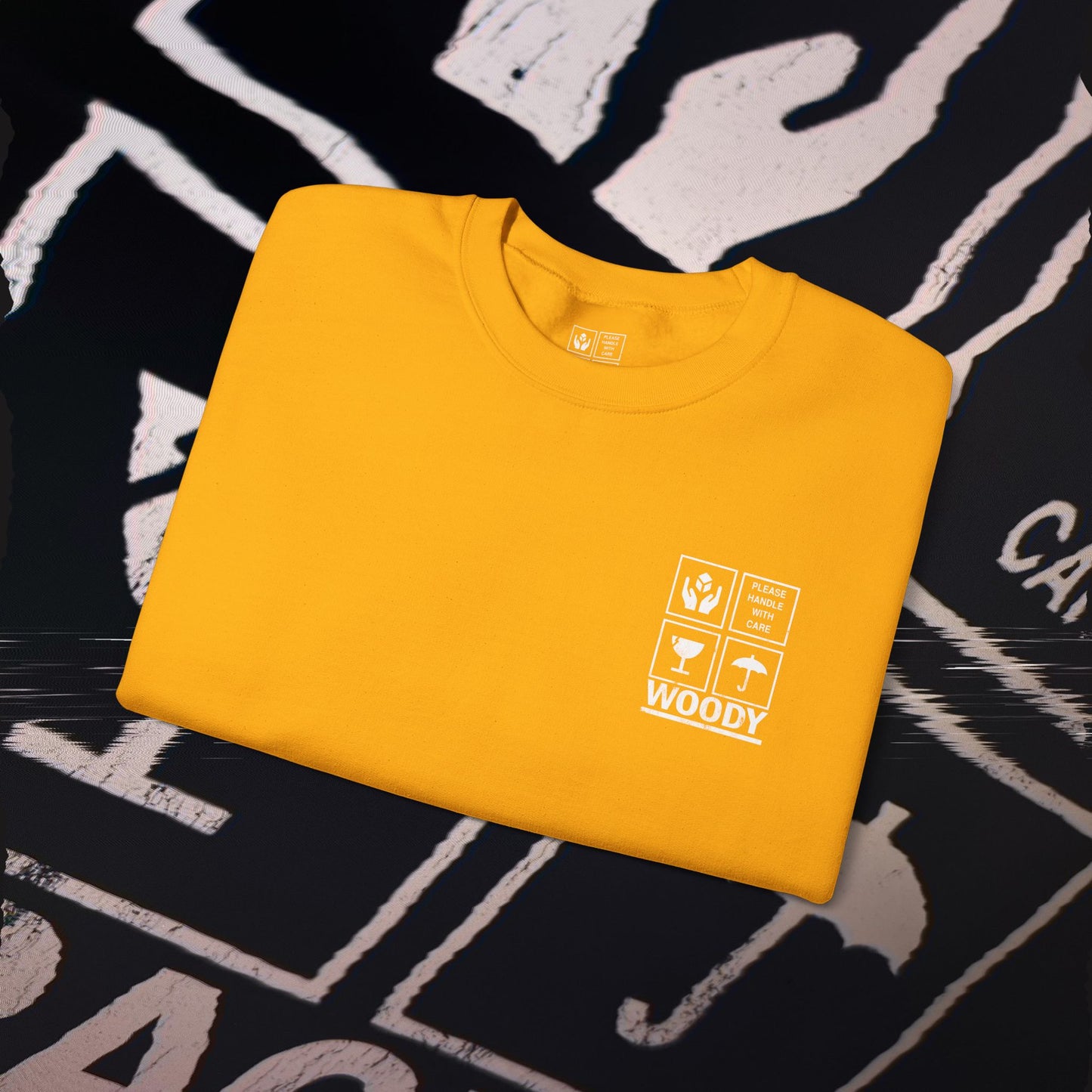Fragile - Gold - Crewneck