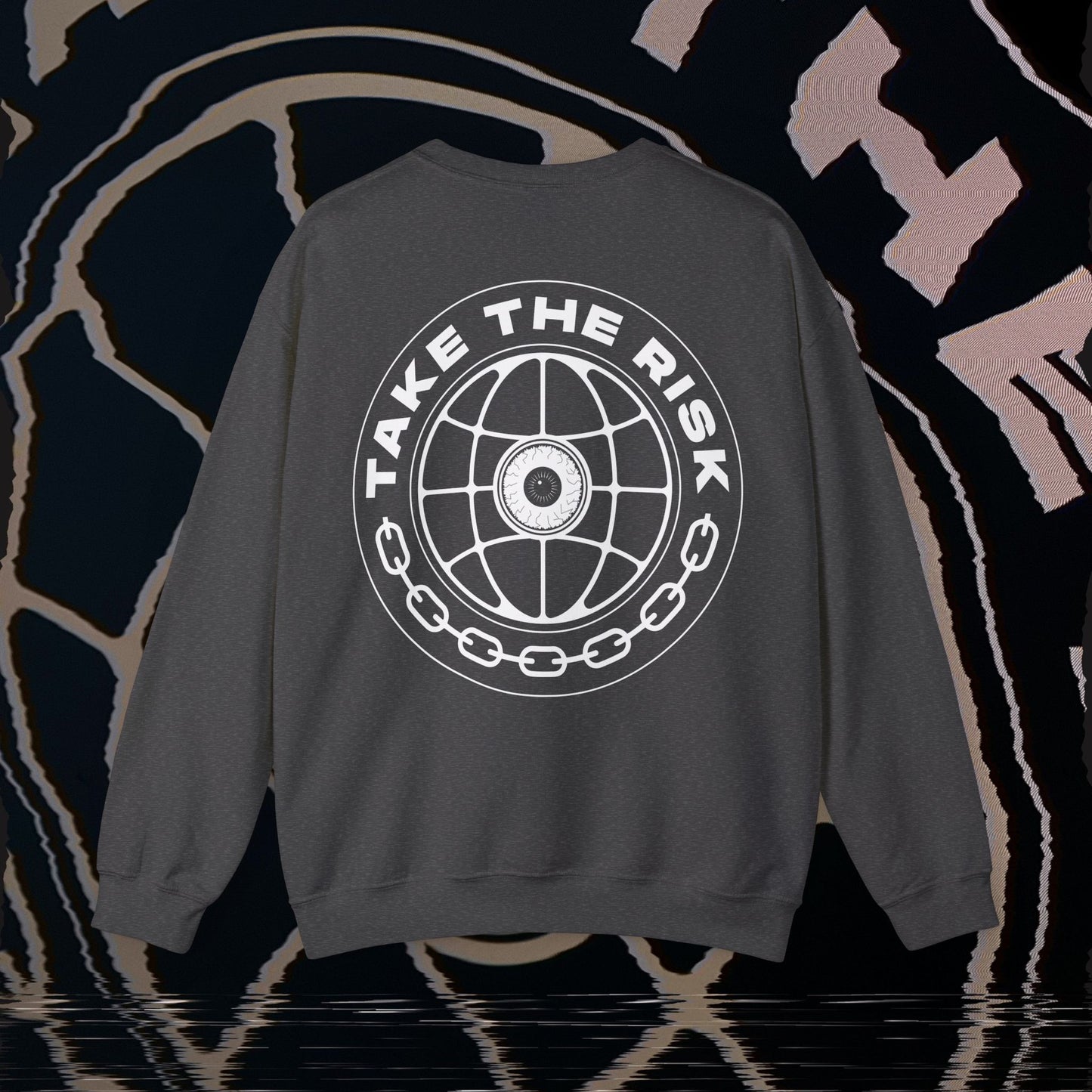 Take The Risk - Dark Heather - Crewneck